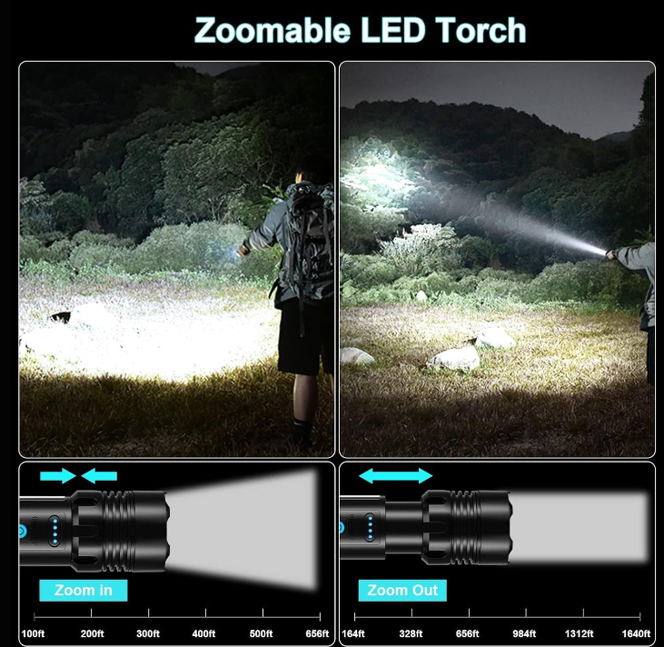 Linterna LED DE LARGO ALCANCE